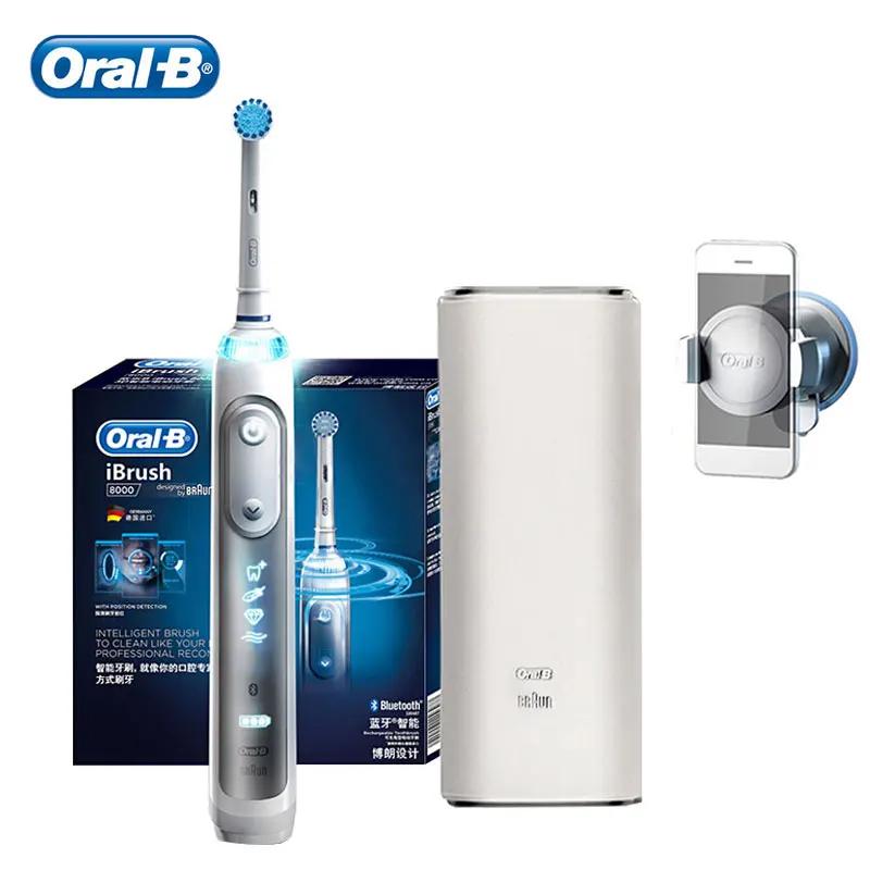 Oral B 8000 Electric Toothbrush 5 Mode Bluetooth Technology Position Detection 360 SmartRing Superior Clean Tooth Brush Oral B 8000 Electric Toothbrush 5 Mode Bluetooth Technology Position Detection 360 SmartRing Superior Clean Tooth Brush