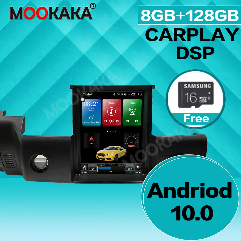 

For Range Rover 2010-2013 Car Multimedia Stereo Tesla Screen Android 10 Player Carplay GPS Navigation Head Unit DVD