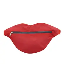 Портативный водонепроницаемый чехол для телефона форма губ Повседневный пояс поясная сумка на молнии поясная спортивная сумка для бега 27RD