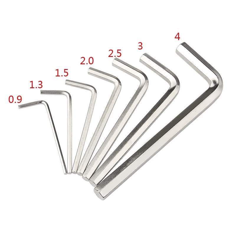 7pcs set 0.9mm 4mm Mini Hexagon Hex Allen Key Set Wrench Screwdriver Tool Kit Micro Hex Wrench AliExpress