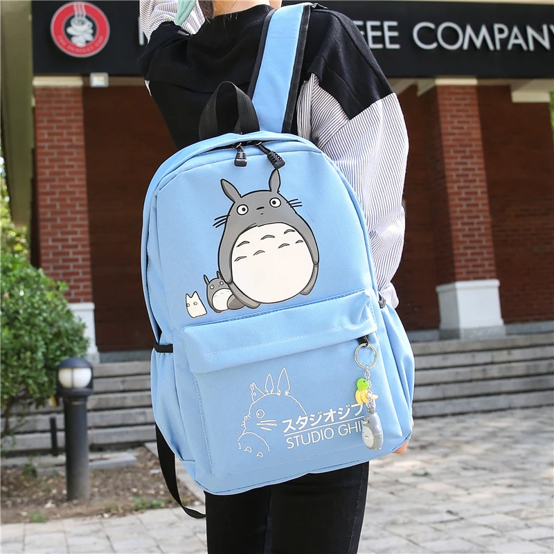 Прямая поставка рюкзак Totoro с 3D принтом дорожный мягкий женский школьный