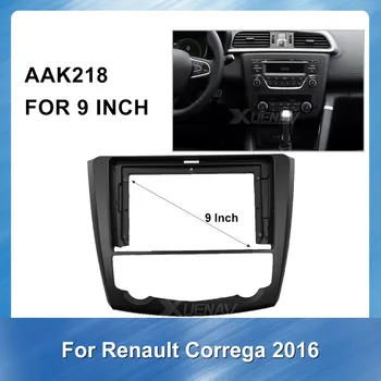 

9 Inch 2DIN For Renault Correga 2016 Audio Multimedia Video Player Navigation GPS Interface Frame Panel Car Radio Fascia