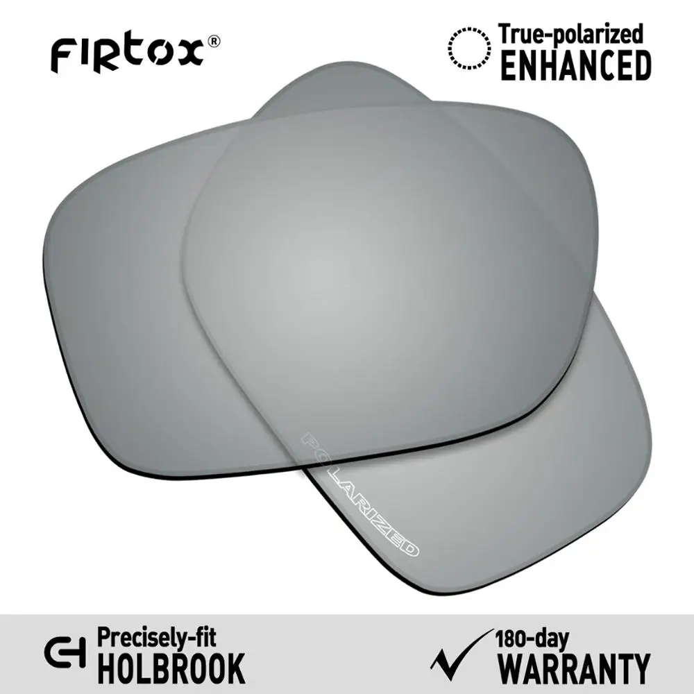 Firtox Anti-Seawater Polarized Lenses Replacement for-Oakley Holbrook OO9102 Sunglasses (Lens Only) - Multiple Colors