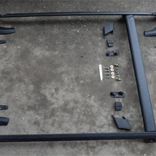 3 шт. левый и правый передний задний Алюминиевый стеллаж для крыши рельс поперечная перекладина подходит для L-a-n-d R-o-v-e-r Freelander 2 LR2 2006