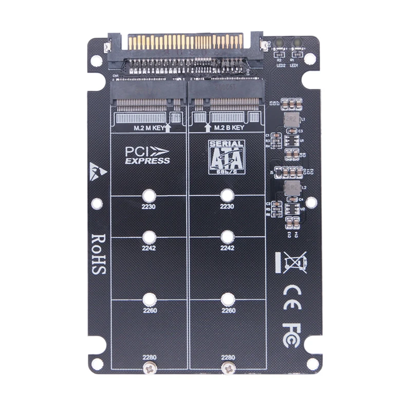 SSD Adapter M.2 SSD to U.2 Adapter M2 SATA NVMe Key B/M NGFF to PCI-e U2 SFF-8639 Conversion PCIe M2 for PC Computer,hard drive adapter,ssd adapter
