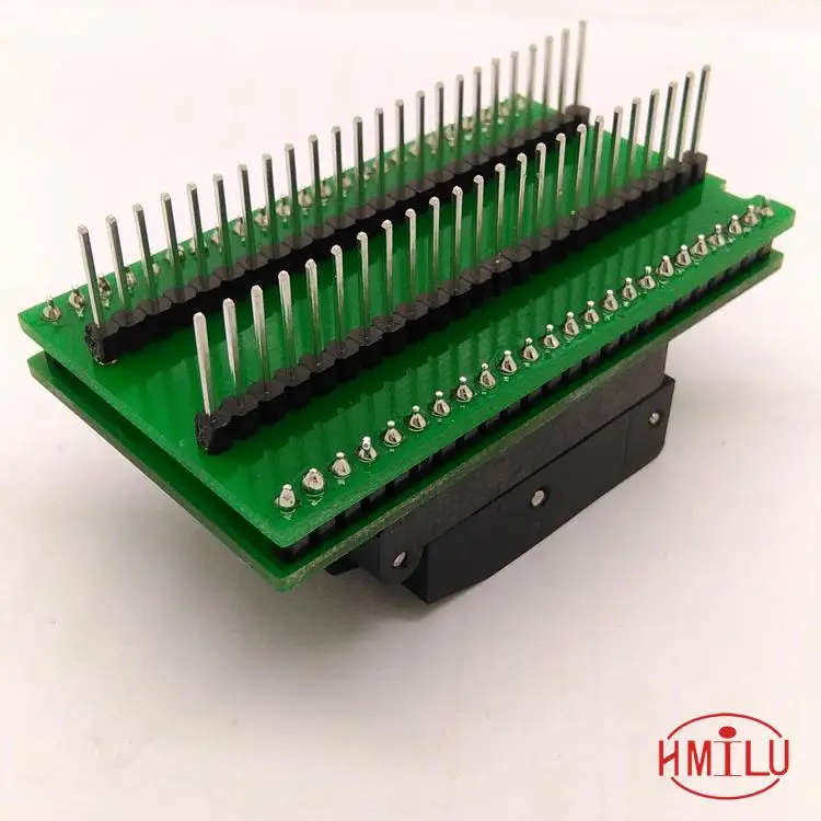 QFPTQFPLQFP48 к DIP48 программист горящая розетка тестовая розетка STM32 программирующая розетка блок преобразования