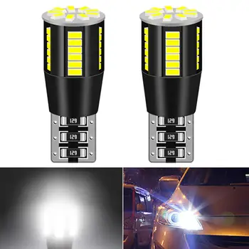 

2x W5W T10 2825 LED Bulbs Canbus 3014 39 SMD For Car Parking Position Lights Interior Map Dome Lights 12V White Auto Lamp 6500K