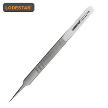 Lodestar/Leda L607214 Пинцет тусклый полированный твердый Стандартный длинный пинцет