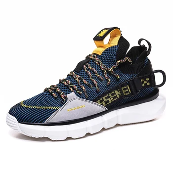 

2019 New Fashion Men's Casual Shoes Breathable Flying Socks Sneakers Lightweight Male Walking Sneakers Zapatillas Hombre