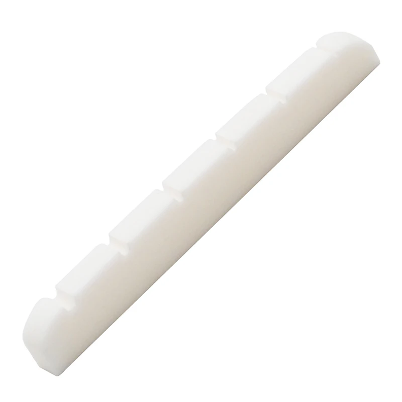 

2pcs Slotted Real Bone 6 String ST Guitar Nuts For Electric Guitar 42/43x3x5.5MM