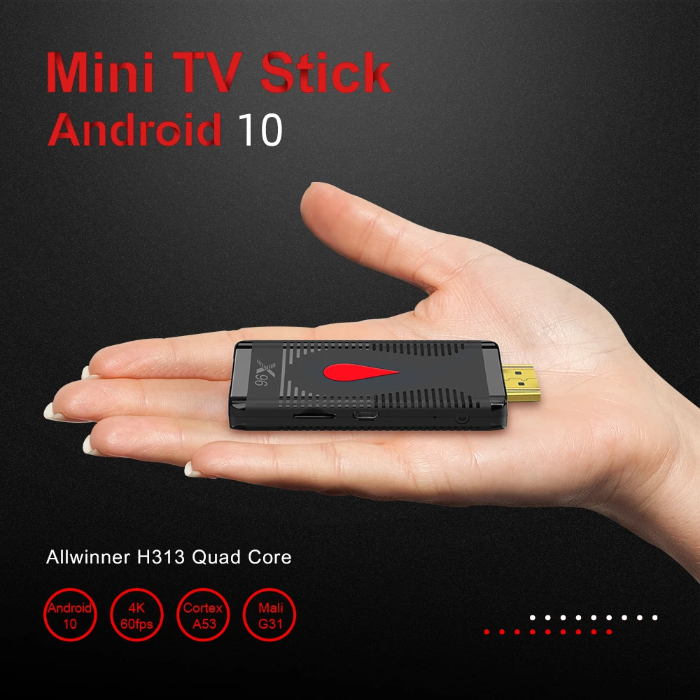 Mini fire TV Stick 4K X96 S400 Smart Android 10 TV Box Allwinner H313 2,4G  5G Wifi 4K60fps reproductor multimedia TV Dongle receptor H.265|Palo de TV|  - AliExpress