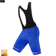 Профессиональные быстроходные велосипедные шорты с нагрудником, синие качественные 16D гелевые накладки для горного велосипеда, велосипедные шорты, одежда для велоспорта