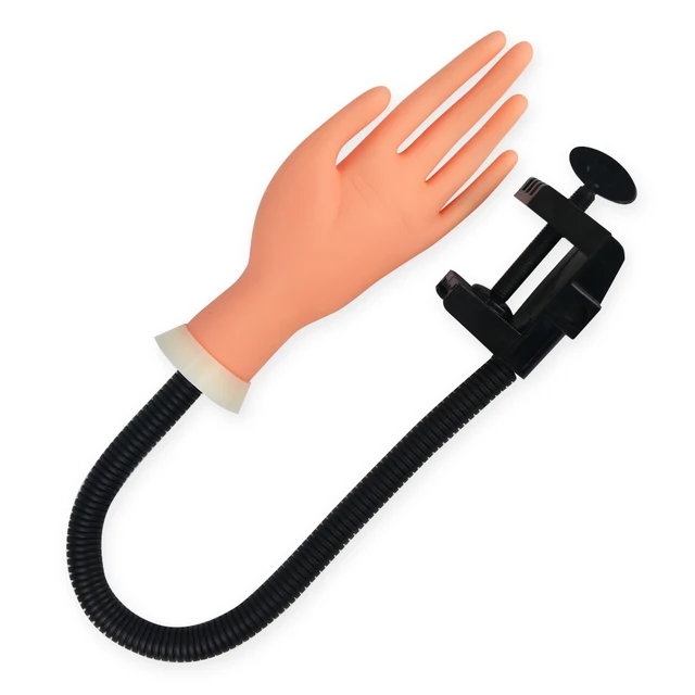 $US $12.80 Nail Fake Hand Training Flexible Soft Plastic Finger Nails Mannequin Prosthetic Model