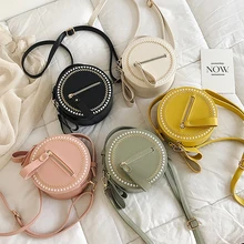 Модные маленькие круглые сумки для женщин роскошные сумки женские сумки дизайнерские кошельки из искусственной кожи женские сумки через плечо