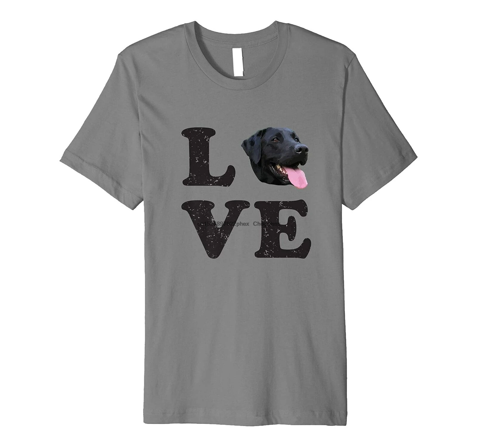 Футболка с надписью I Love My Black Lab |