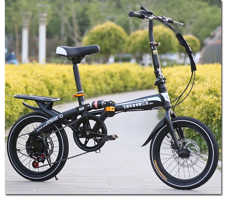 Бренд BMX велосипед 14/16 дюймов колеса дисковые тормоза складной Bicicleta детский женский велосипед