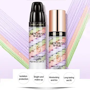 

Three-color Mixed Insulation Lotion Foundation 40g Matte Long Lasting Full Concealer Liquid Cream Natural Base Make Up