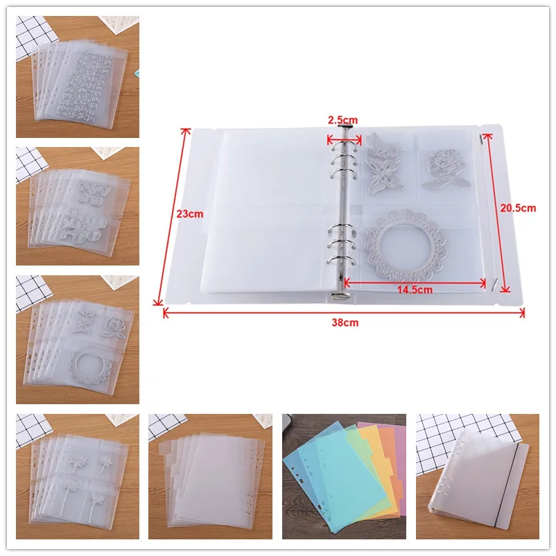 Metal Cutting Dies Storage Organizer for DIY Card Case Scrapbooking Template Organizer Practical Storage Decoration