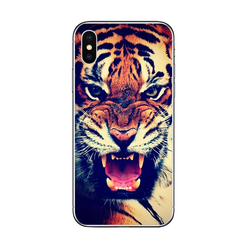 Чехол для телефона cicibers с животными лисой тигром волком iphone 11 Pro Max X XR XS MAX 7 8 6 S Plus 5 2