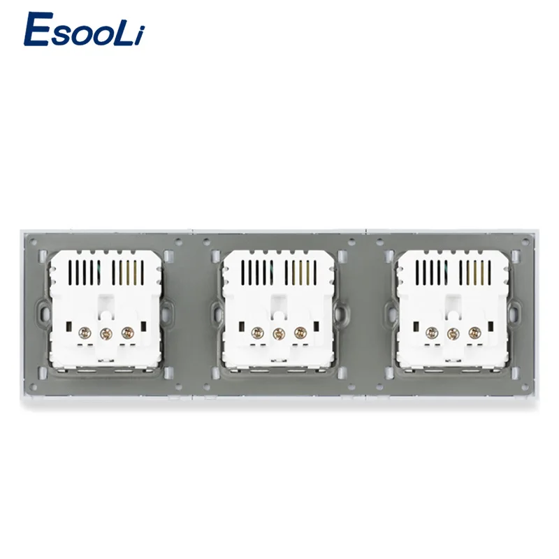 Настенная розетка стандарта ЕС Esooli с 6 USB зарядным портом для мобильного скрытый