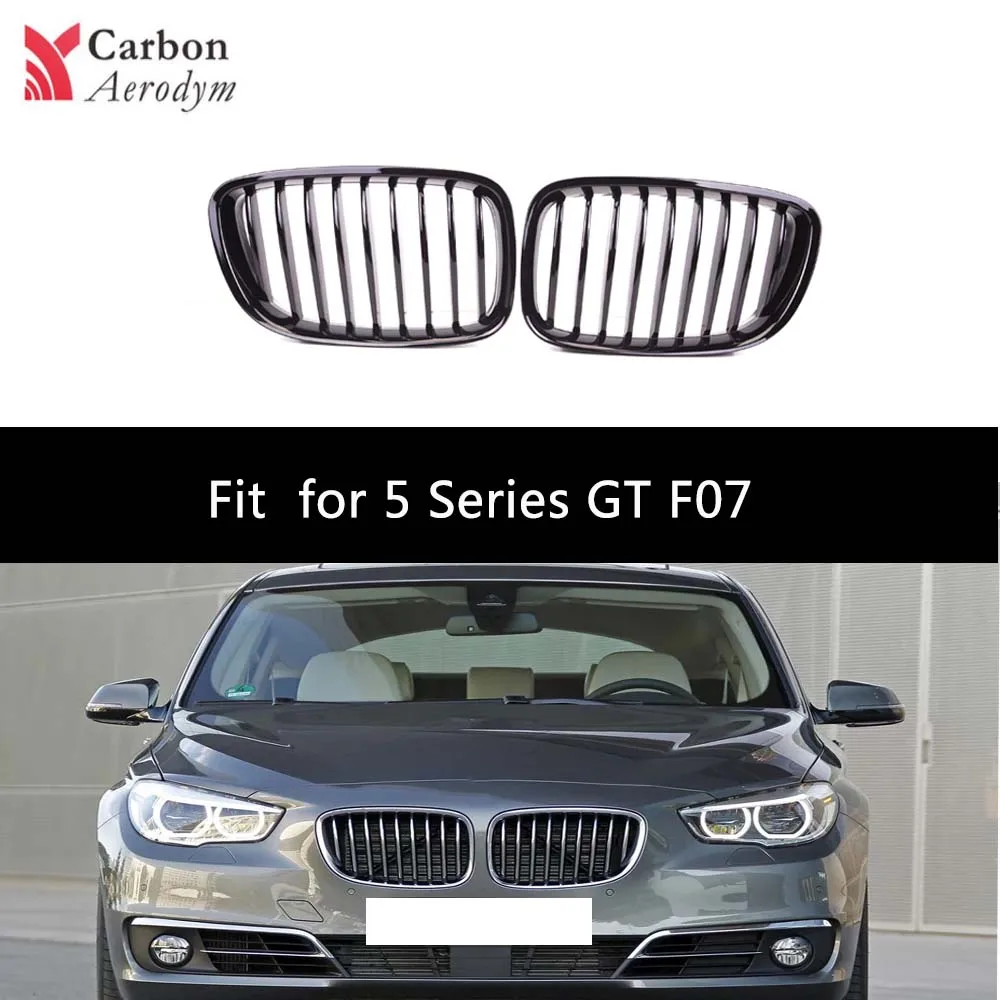 

Front ABS Grill For BMW 5 Series Gran Turismo F07 Kidney Racing Grills 1-Lines/ 2-Lines Gloss Black Grille