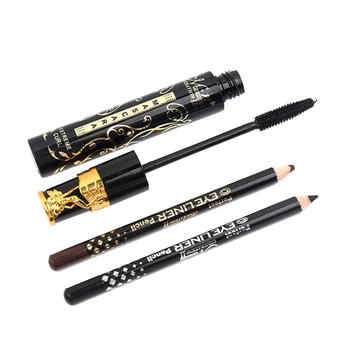 

Beauty Makeup Tool Natural Black Mascara Eyelash Comestic + Eyeliner Pencils