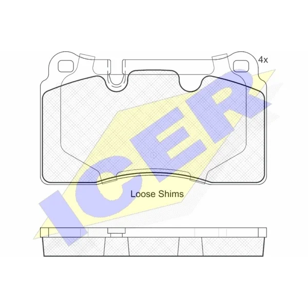 Disc pads front for VW Touareg Land Rover Range 3.2 | Автомобили и - Цена: 