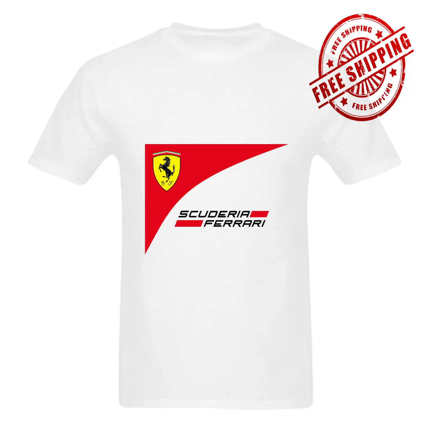 

Scuderia White T Shirt Unisex Size S-3XL