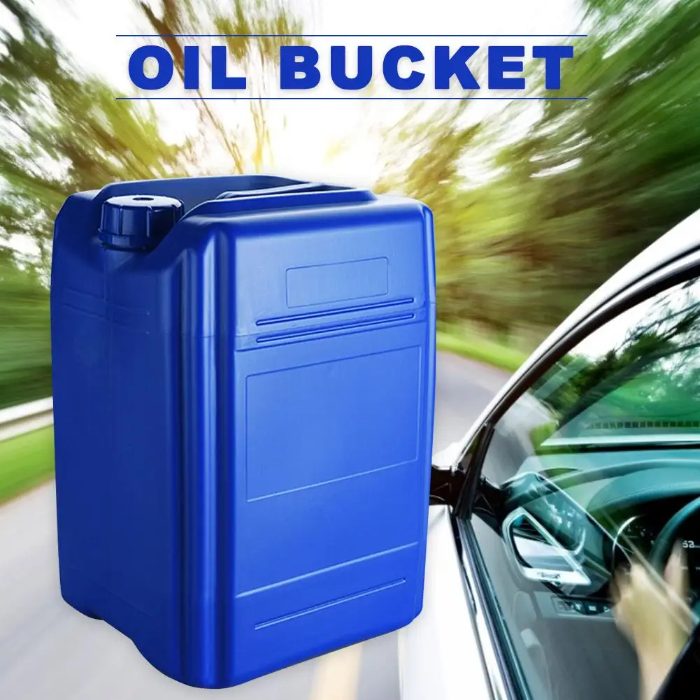25L Gas Fuel Tank Portable Spare Plastic Petrol Tanks G asoline Oil Container Fuel-jugs Blue Car Accessories