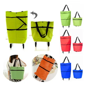 

Women Grandma Foldable Shopping Bag Reusable Eco Large Unisex Fabric Non-Woven Shoulder Bags Grocery Cloth Bags Pouch