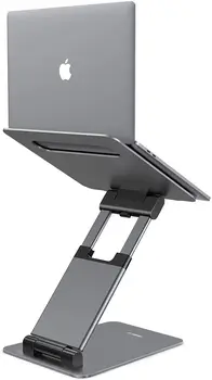 

SeenDa Laptop Stand Ergonomic Sit to Stand Laptop Holder Convertor Adjustable Height from 2.1" to 13.8" Supports up to 22lbs