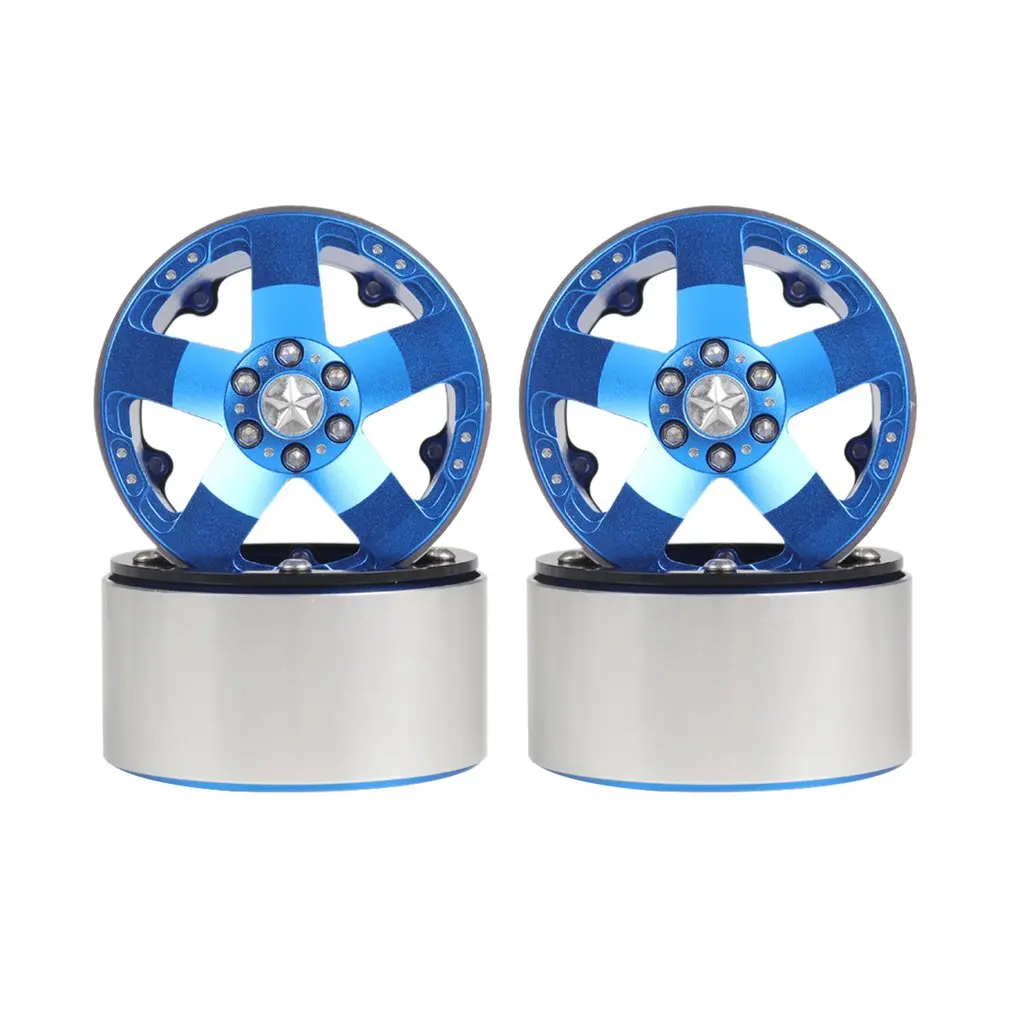 2.2 inch RC 1:10 Rock Crawler Alloy Wheels Rims For Axial SCX10 Wraith 90018 Beadlock Hub S351 | Игрушки и хобби
