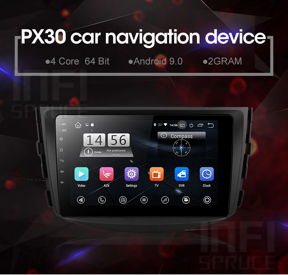 Top Car DVD Player for toyota rav4 2007 2008 2009 2010 2011 Car GPS 4-core Android 9.0 Navigation Multimedia Radio Bluetooth 0