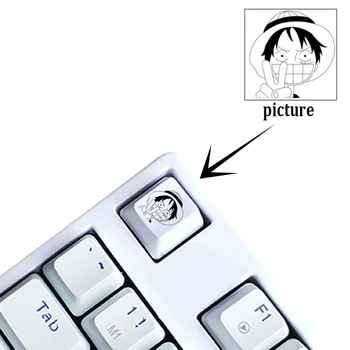 

1 piece Custom Keycap Keyboard Cap PBT Material Sublimation Personality Replace Pattern Key Cap for Mechanical Keyboard