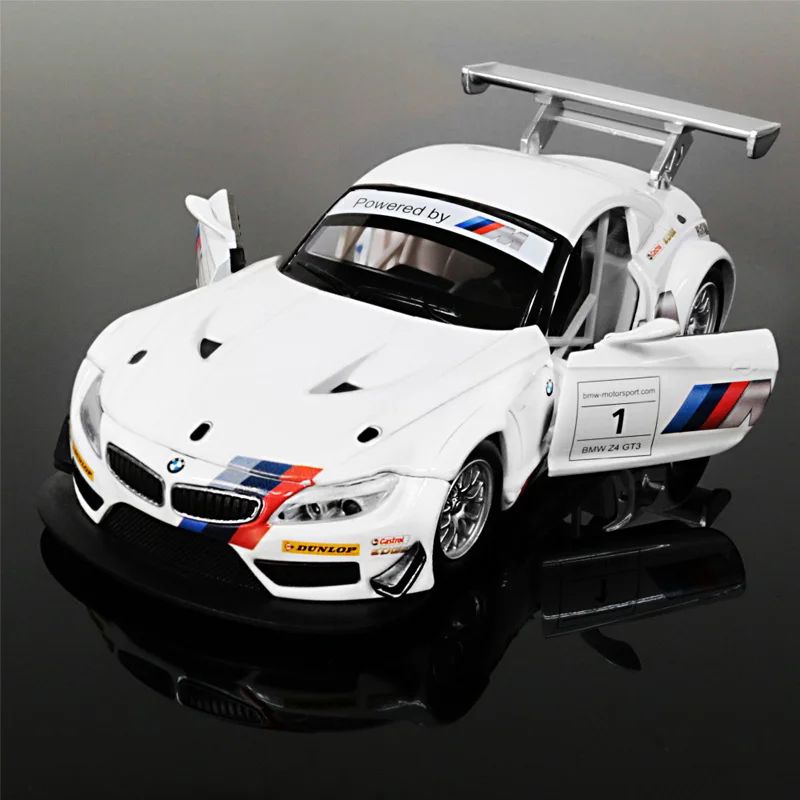 1/32 BMW Z4 GT3 Diecast Metal Pull Back Car Toy Gifts / Collection 