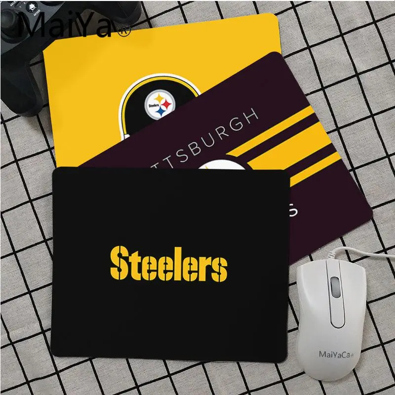 

Maiya High Quality Pittsburgh Steelers Unique Desktop Pad Game Mousepad Smooth Writing Pad Desktops Mate gaming mouse pad