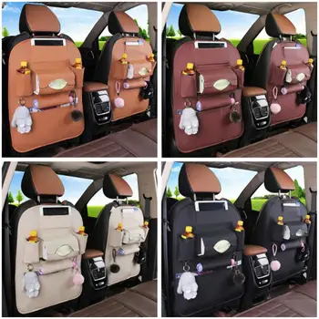 

Car Organizer Multi-Pocket Car Auto Phone Pocket Pouch Car Back Seat Organizer Protector Hanging Storage Bag For Kids