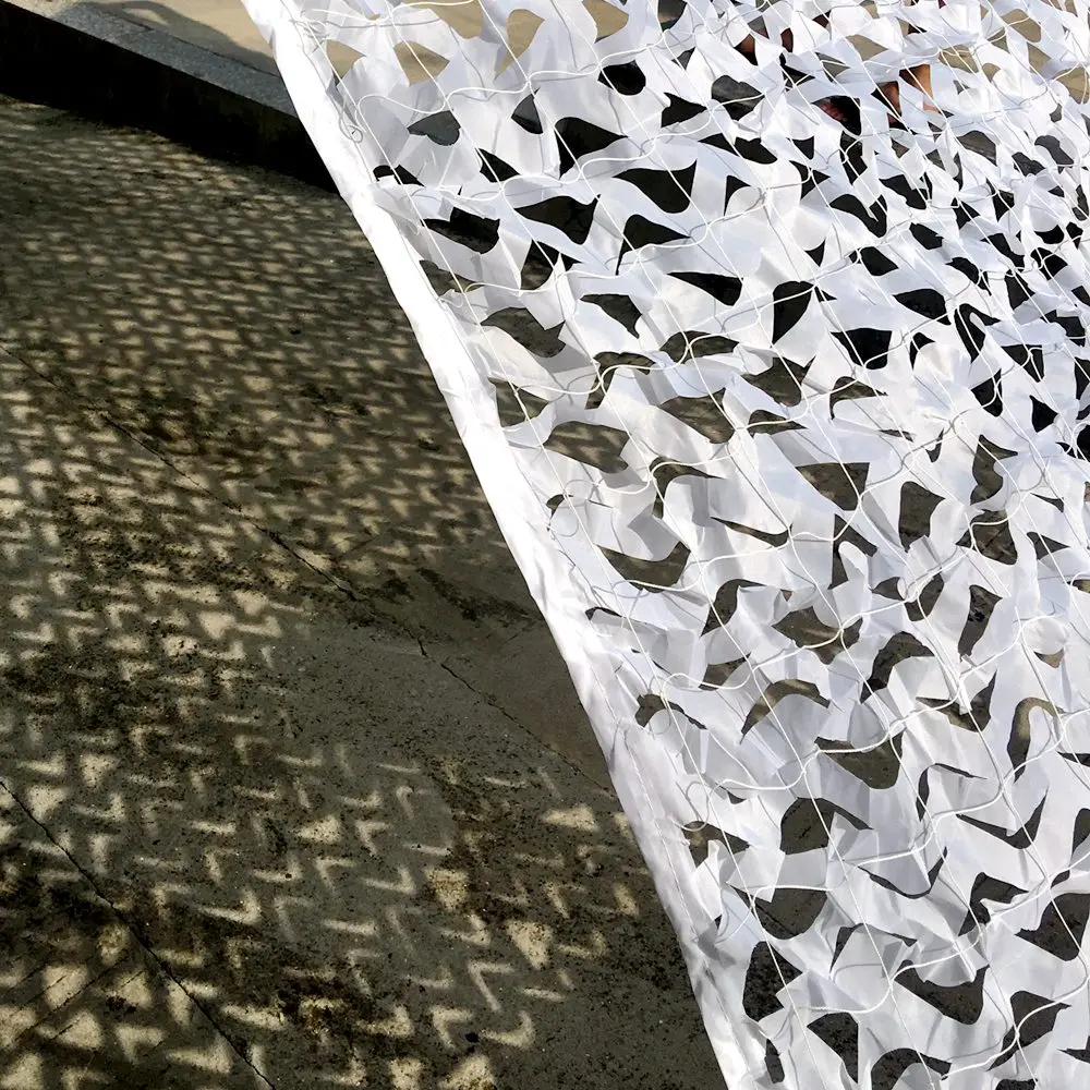 LOOGU Reinforced Army Camo Netting Military Camouflage Nets Blue Sand White Hunting Outdoor Awning Garden Shade Camping Fishing