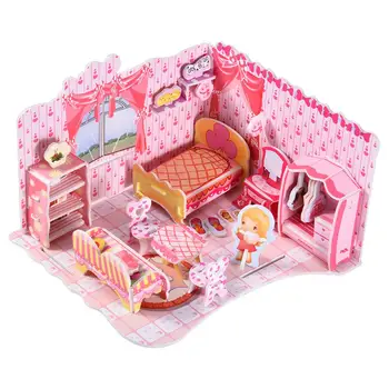 

EPS Sweet Bedroom DIY 3D Stereoscopic Puzzles DIY Paper Puzzles Educational Toys Handcraft Toys