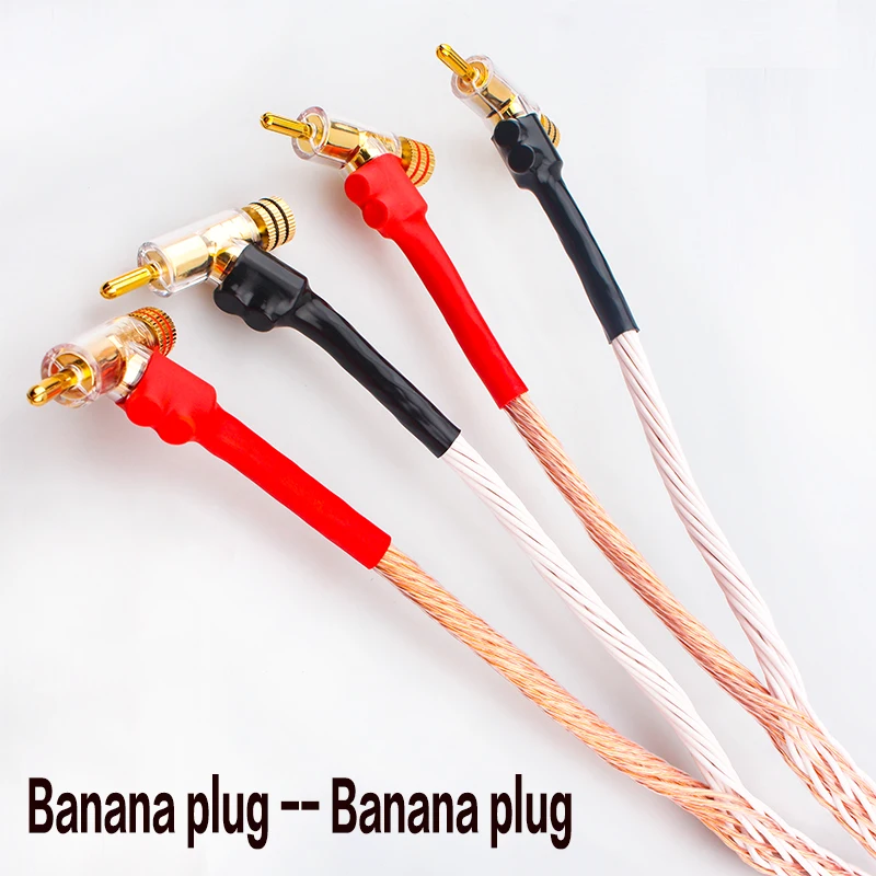 Пара 12TC памятная версия OCC 24 hifi аудио спикер кабель пистолет позолоченный разъем