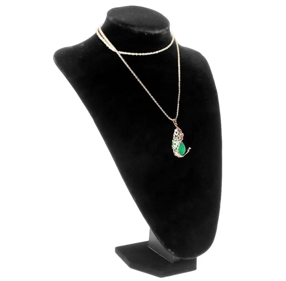 

Small Size Necklace Bracelet Pendant Display Stand Rack Jewelry Organizer Showing Holder Velvet Packaging Display Bust Mannequi