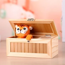 Промо-акция! Новая электронная бесполезная коробка со звуком милый тигр игрушка подарок снятие стресса стол
