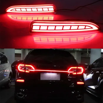 

FS-2PCS Rear Bumper Tail Light Driving Lamp Turn Signal Lamp Rear Fog Lamp LED Reflector for Honda AVANCIER 2017-2020