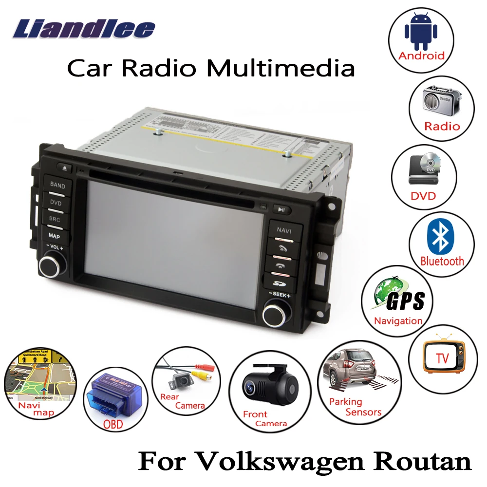 Liandlee для Volkswagen VW Routan 2009 ~ 2014 Android Автомагнитола CD DVD плеер GPS навигация карты камера