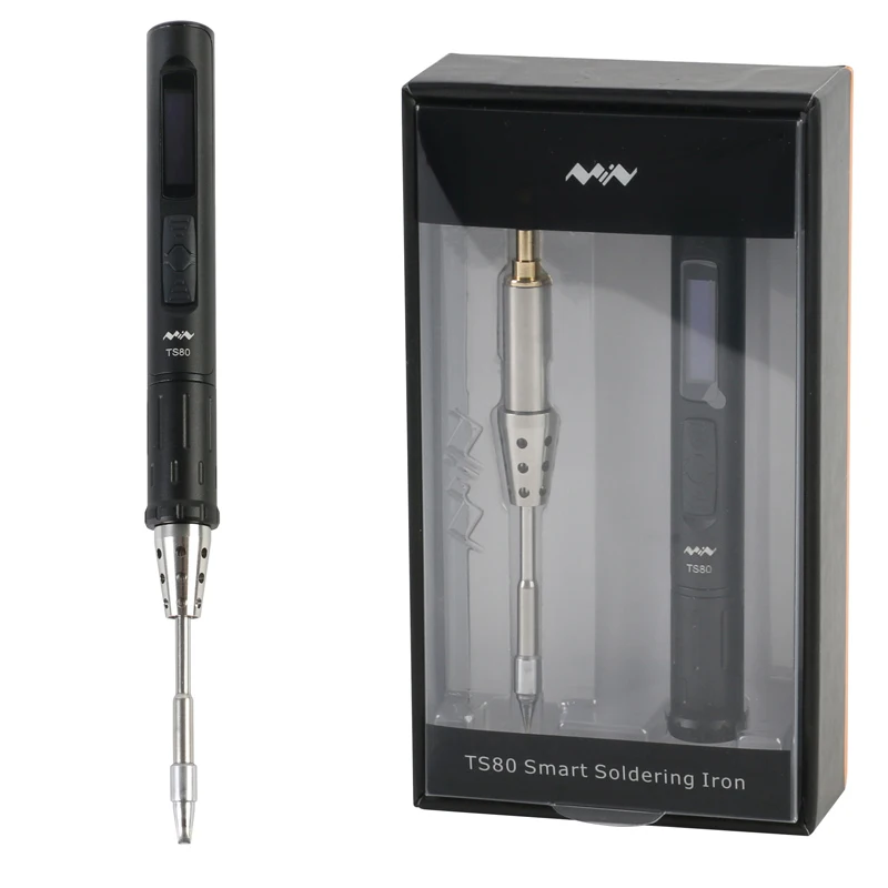  New type TS 80 Portable MINI Smart Programable OLED Digital Adjustable Electric Soldering Iron Sold - 32907904575