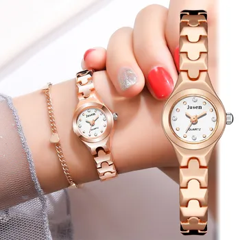 

Simple Star Diamond Inlaid Stainless Steel Watch Ladies Quartz Bracelet for Women's Watches Color Wristwatch