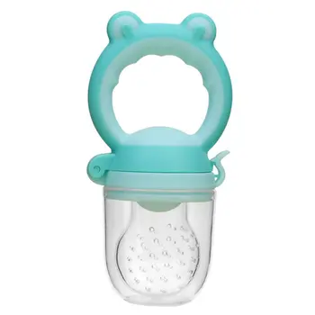 

Fresh Food & Fruit Feeding Pacifier Silicone Teething Pacifiers Baby Nibbler Food Feeder Teether Teething Toy Frog Head