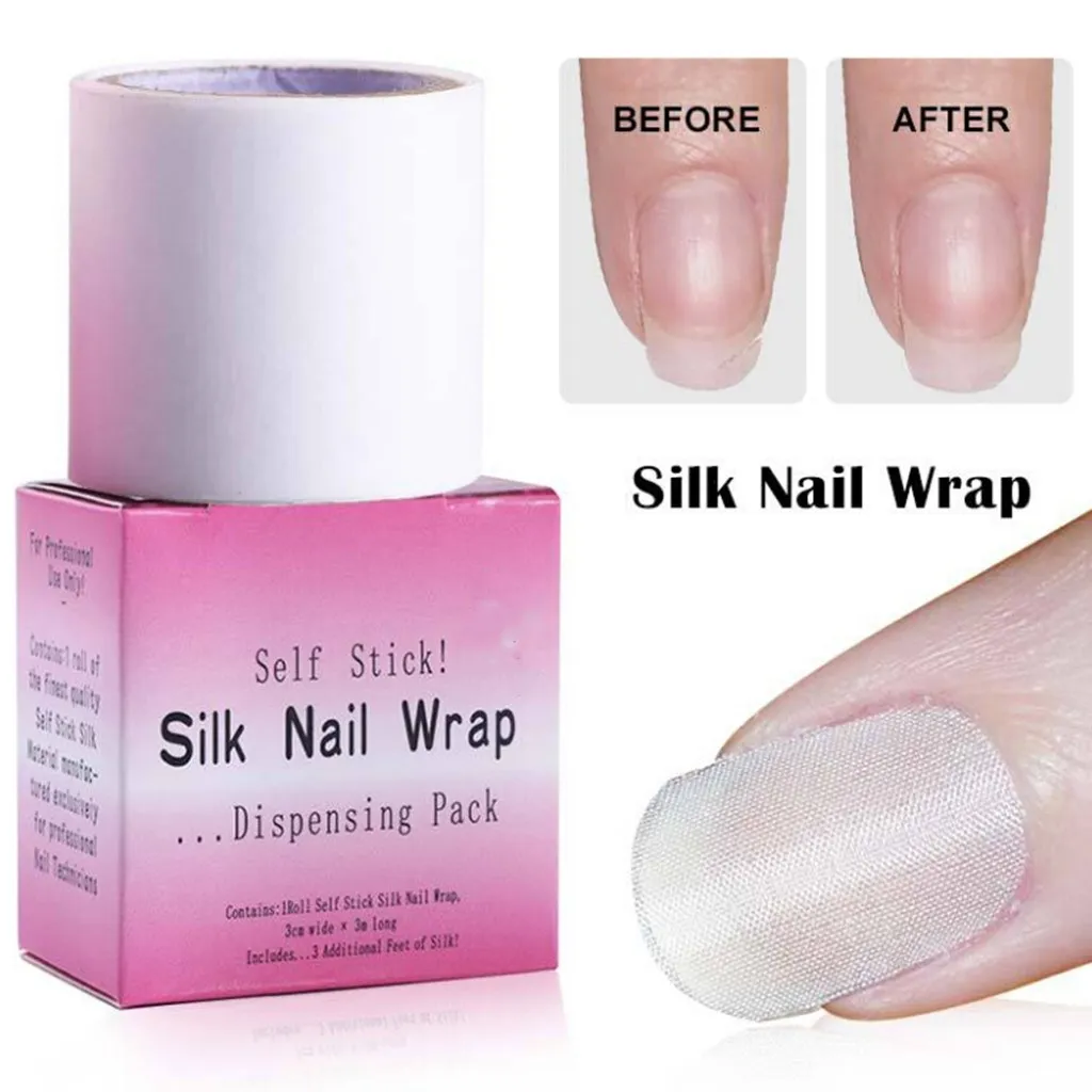 Fashion Nail Decorative Silk Tape Repair Self-adhesive Armor Sticker And Decal Beauty Art | Красота и здоровье