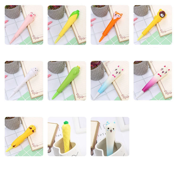 Fashion Slow Rebound Creative Decompression Neutral Pen Antistress Squeeze Stress Relieve Squishy Toys for Child Adult Kids Toys squeeze toy eyes pop out