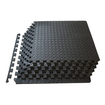 

54Pcs Puzzle Exercise Mat, EVA Foam Interlocking Tiles, Protective Flooring for Gym Equipment and Cushion for Workouts